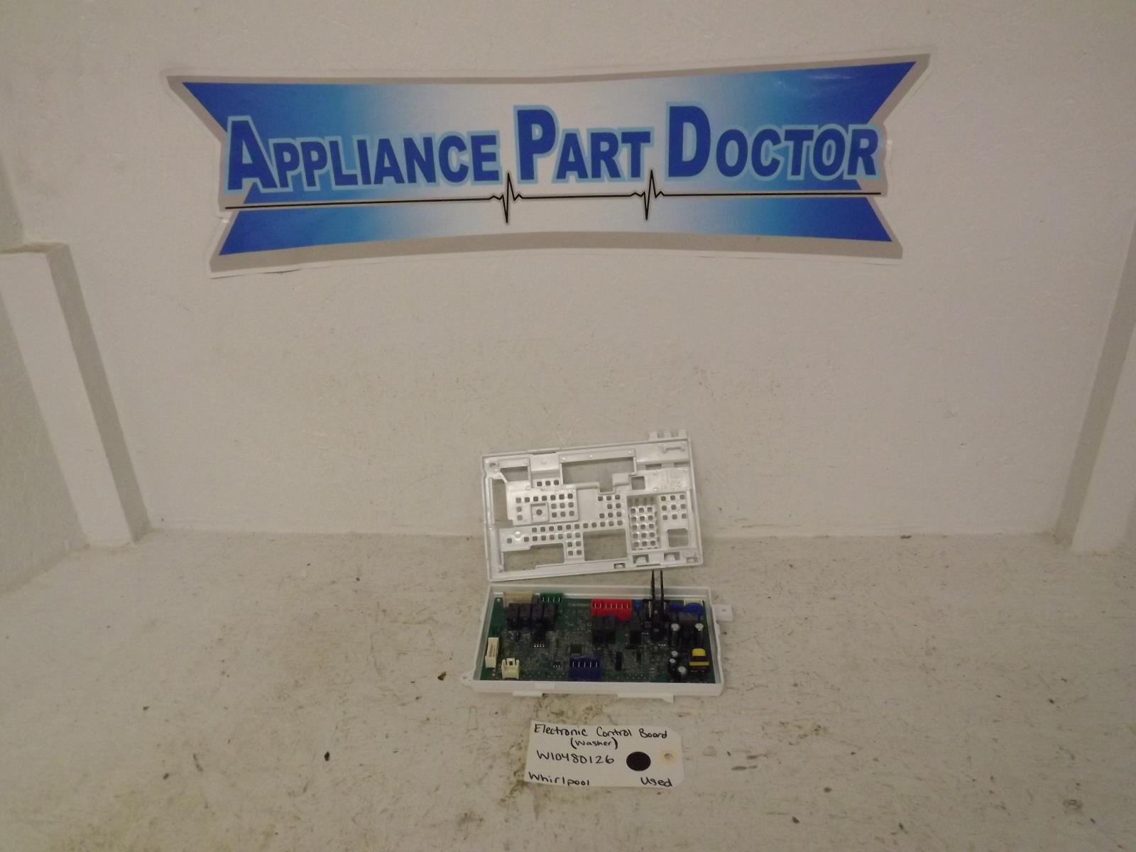 Whirlpool Washer W10480126 Electronic Control Board Used Whirlpool Washer W10480126 Electronic Control Board Used